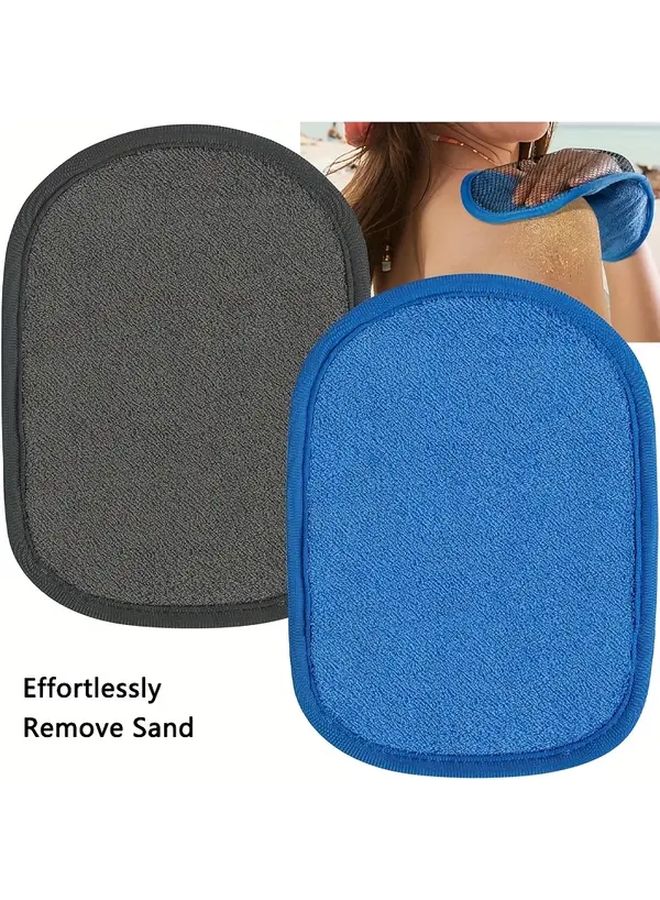 Blue Sand Remover Brush For Beach Camping Travel Lightweight Portable Essential - Image 1